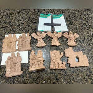 9 vintage magnet christmas decorations